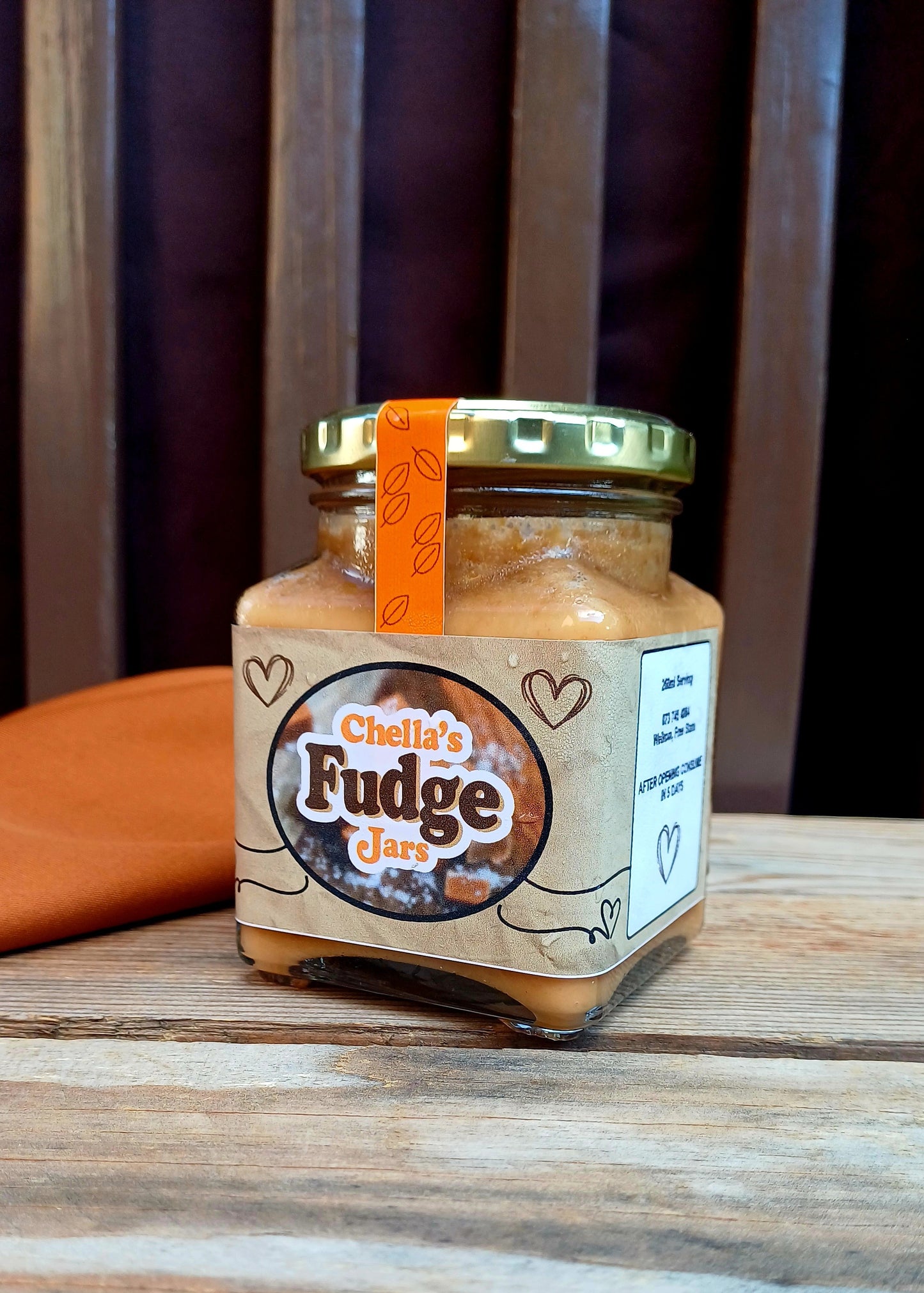 260ml Biscoff Toffee Fudge Jar