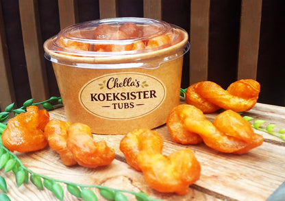 Koeksister Tub - 12 Cocktail Koeksisters (8cm)