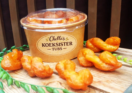 Koeksister Tub - 12 Cocktail Koeksisters (8cm)