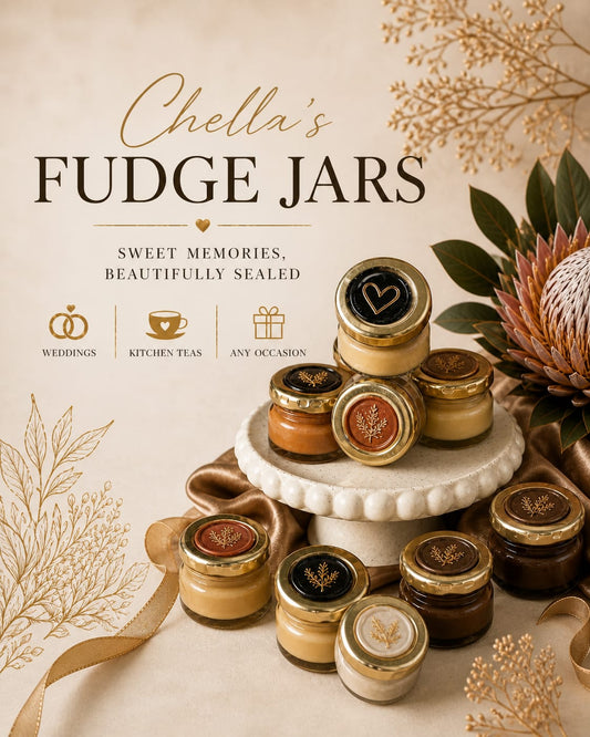 28ml Speckled Egg Toffee Fudge Jar (Wax seal or Custom Sticker)