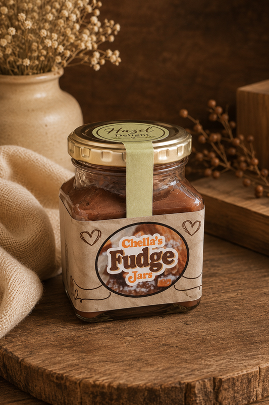 260ml Hazel Delight Toffee Fudge Jar
