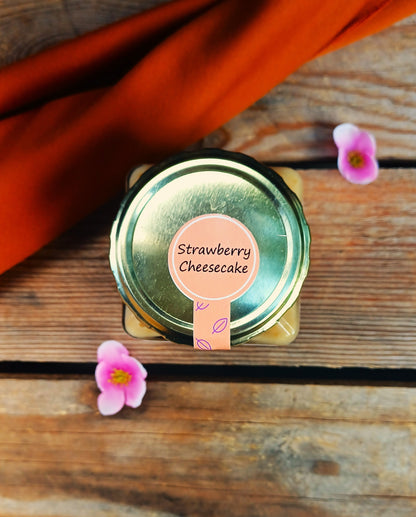 260ml Strawberry Cheesecake Toffee Fudge Jar