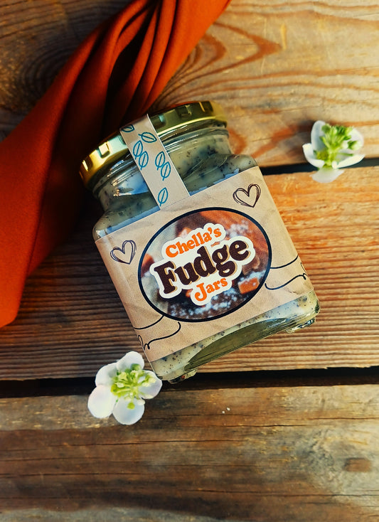 260ml Cookies and Cream Toffee Fudge Jar