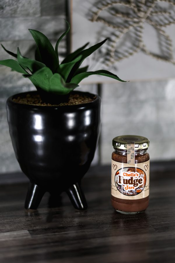125ml Brown Chocolate Peppermint Fudge Jar