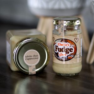 125ml White Chocolate Cappuccino Fudge Jar