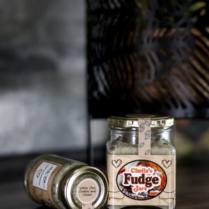 260ml White Chocolate Cookies and Cream Fudge Jar