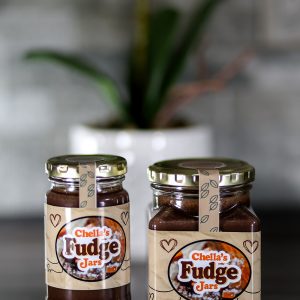 125ml Brown Chocolate Crunchy Fudge Jar