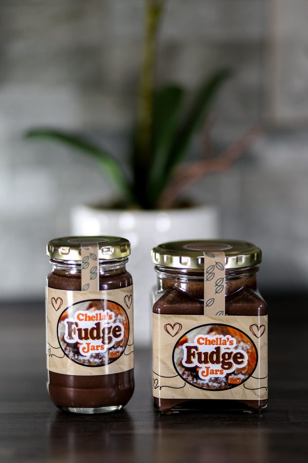 125ml Brown Chocolate Crunchy Fudge Jar
