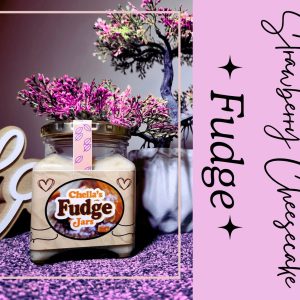 260ml Strawberry Cheesecake Toffee Fudge