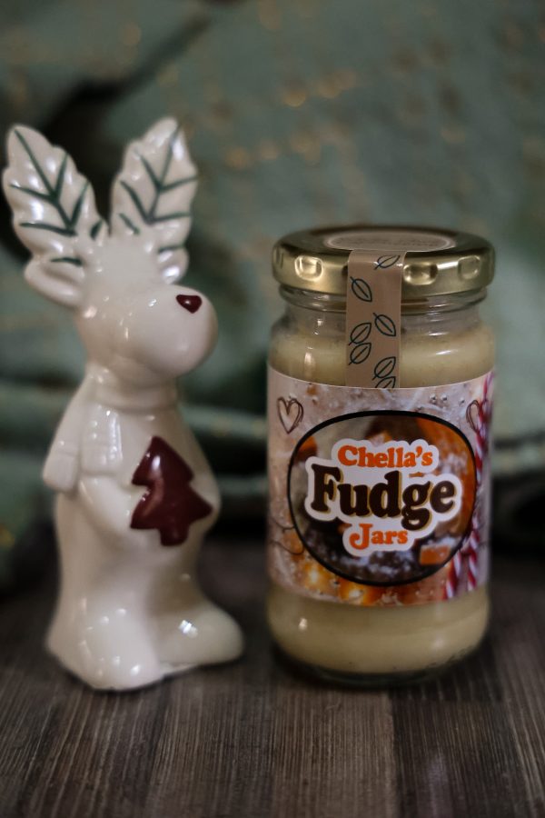 125ml White Chocolate Cappuccino Fudge Jar
