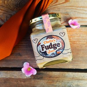 260ml Strawberry Cheesecake Toffee Fudge Jar