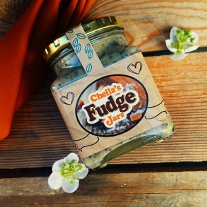 260ml White Chocolate Cookies and Cream Fudge Jar