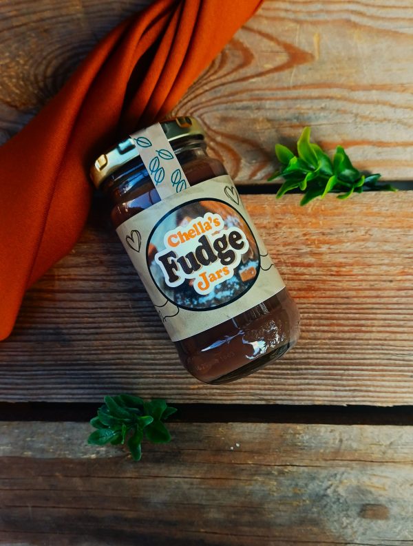 125ml Brown Chocolate Peppermint Fudge Jar