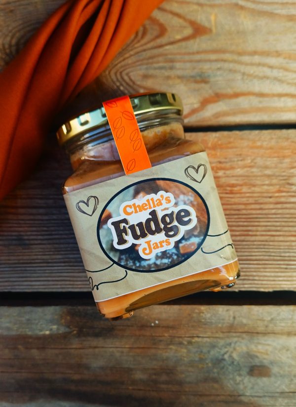 260ml Caramel Toffee Biscoff Fudge Jar